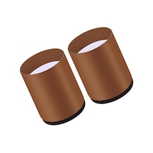 Mobilya Yükseltici Yatak Yükseltici Sandalye Ayak Kaldırıcı Kanepe Kaldırıcı Kahverengi Yuvarlak 4x5cm Diğer