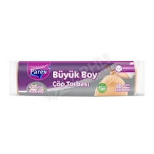 Parex Ekonomik Büzgülü Vanilya Kokulu Çöp Torbası Büyük 10'lu