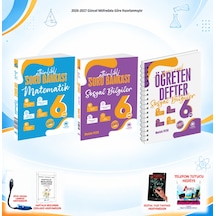 Çanta Yayınları 2026-2027 6. Sınıf Tüm Dersler 3 Kitap Mat-sos Soru/sos Defter Set