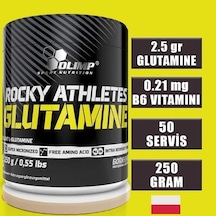 Olimp Rocky Athletes Glutamine 250 Gram Aromasız 50 Servis