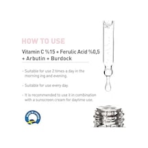 The Nordea Vıtamın C 15% + Ferulıc Acıd 0,5% + Burdock Serum