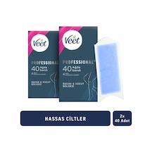 Veet Hassas Ciltler için Bacak ve Vücut Bölgesi Sir Ağda Bantları 2 x 40'lı