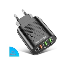 Lovebay 4 Portlu Pd 20w + Qc3.0 Usb C Hızlı Şarj Adaptörü İphone Uyumlu Xiaomi Samsung Huawei Ildistribütör Garantili