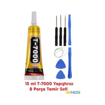 T7000 Dokunmatik Ekran Çerçeve Yapıştırıcı 50ml + 8 Parça Tamir Seti