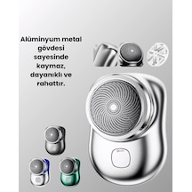 Islak-kuru Kullanımlı Suya Dayanıklı Mini Tıraş Cihazı 5 Dk Hızlı Şarj
