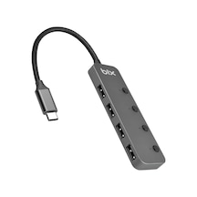 Bix BX20HB 5Gbps Type-C to USB 3.2 Gen1 4 Port Hub Çoklayıcı