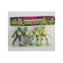 Ninja Kaplumbağalar 15 Cm. Işıklı Figürler 4lü Set Ninja Turtles Oyuncak