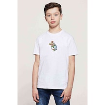 Tshirthane Mario Luigi Bowsers Inside Story Bowser Baskılı Unisex Çocuk Bey (534785971)