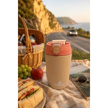 Emilahome Nova Termos Kahve Bardağı 350ml Bej - 895110128 Bej