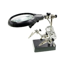 Emes Robotik Büyüteçli Led Işıklı Havya Sehpası