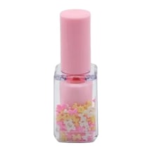 Oje Şişesi Tasarımlı Mini Fosforlu Kalem-2 Açık Pembe