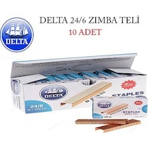 Delta No 24/6 Zımba Teli Bakır 10x1000’li Paket