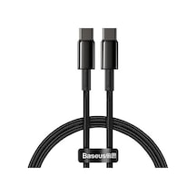 Baseus Tungsten Gold PD 100 W 2 Metre USB C To USB C Şarj Data Ka
