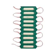12 Volt 2 Watt Yeşil Cob Led Modül Ip65 10 Adet Modül