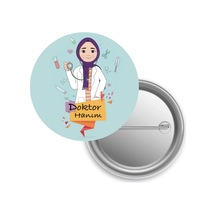 Tesettürlü Doktor Hanım / Rozet Diğer
