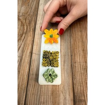 Rufus Concept Çiçek Süsleme Set4 Silikon Mum Kalıbı Beyaz