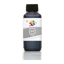 QC Epson EcoTank L8180 Uyumlu Yazıcı Mürekkebi 100ml GY Grey Gri Dye