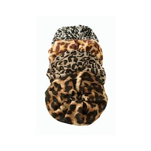 Leopar Desenli Simit Toka 13 Cm Kahverengi