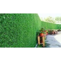 Morilu Çim Çit - 50 Cm Enli - Dekoratif Yeşil Bahçe Çim Çiti - Çimli Tel