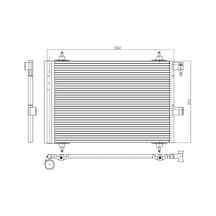 Oris Klima Kondenseri 406-607-xsara 99 560x361x16 Oto.-mek. Orıs Cpe453016 6453.ec