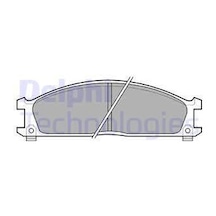 DELPHI LP543 Fren Balatası Ön Pathfınder 86-04 Pıck-Up D22 98-02 Td25 2.4I 2.5Dı