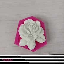 Yy0137 Yapraklı Gül Silikon Kalıp