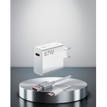 67w Turbo Type-c Hızlı Şarj Adaptörü Uczzz67wşarj Belirtilmemiş