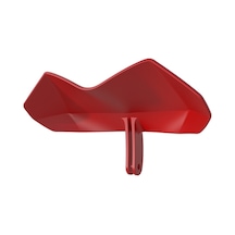 Motosiklet Cep Telefonu Tutucu Güneş Ve Yağmur Koruması Genişletilmiş Deflektör Kanadı, Renk: Kırmızı Diğer