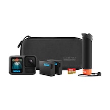 Gopro Hero13 Siyah Aksesuar Paketi - İşleyici, 2 Enduro Pil, 2 Kavisli Yapışkan Montaj, 64 Gb Sandisk Microsd Kart Ve Taşıma Çantası İçerir