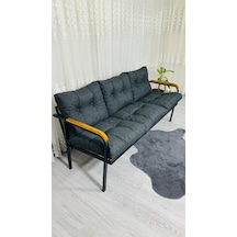 Madame Home Karanfil Balkon, Bahçe, Cafe - Metal Kanepe Koltuk Takımı 3 Lü Antrasit Madame Home Karanfil Balkon, Bahçe, Cafe - Metal Kanepe Koltuk Takımı 3 Lü Antrasit