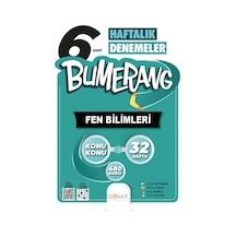 Günay 6.Sınıf Bumerang 32 Haftalık Fen Bilimleri Denemesi