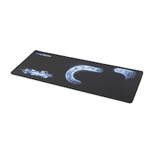 Mavi Graffiti Tasarımlı Mouse Pad 300x700 Mm Geniş Alan