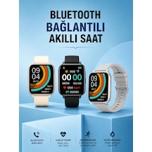 Titreşimli Sağlık Takipli Yeni Nesil Akıllı Saat 400mah Batarya Kapasiteli
