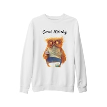 Goud Molnig Beyaz Kalın Sweatshirt Goud Molnig Beyaz Kalın Sweatshirt