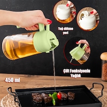 Porsima Alk-1900 Çok Amaçlı Cam Sprey Şişe Yağlık Yağdanlık Yeşil