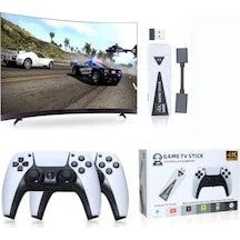 Ape Kablosuz Çift Kol Retro Oyunlar 4k Game Stick 20000yun Atari Ape Kablosuz Çift Kol Retro Oyunlar 4k Game Stick 20000yun Atari