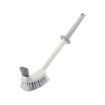 Gri Tuvalet Fırçası Uzun Saplı Çift Taraflı Kıllar Duvar Asılı Delik Modern Çok Fonk Kir Temizleme Klozet Tuvalet Fırçası 55832999