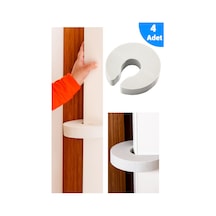 Baby Lock Kapı Koruyucu Bebek Çocuk Kapı Stoperi 4 Adet Çok Renkli