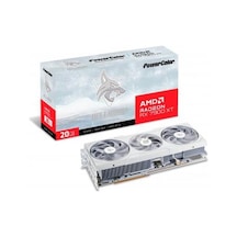 Powercolor AMD Hellhound Spectral White RX7900XT 20G-L/OC/WHITE 20 GB GDDR6 320 Bit Ekran Kartı
