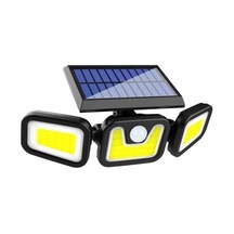 Hubrendy Sh Powermaster Mx-w771b Sensörlü 3 Modlu 90 Cob Ledli Solar Aydınlatmalı Duvar Lambası