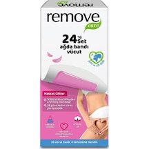 Remove Hassas Cilt Yüz Ağda Bandı 24'lü