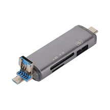 Usb 3.0 Type C Micro Usb Kart Okuyucu 3in1 Usb Otg Sd/tf - Fc441
