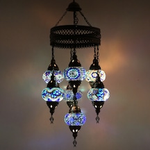 Dekoratif MOZAİK AVİZE ORTA BOY TAVAN LAMBASI