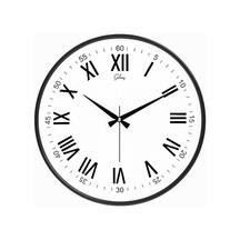 Tr 717-k-3 Serisi Roma Rakamlı Metal Görünümlü Sessiz Akar Modern Duvar Saati 40 Cm Diğer