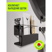 Stal'naa Manufaktura Diş Fırçası Ve Macunu İçin Duvar Tipi Tutucu 168915280 Siyah Mat
