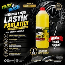 1 Kg Premium Seramik Etkili Lastik Parlatıcı Islak Görünüm, Derin Parlaklık & Uzun Süreli Etki