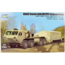 Trumpeter 07177 1/72 Ölçek, M983 Çekici Ve An/tpy-2 X Bant Radar Sistemi, Plastik Model Kiti-55678
