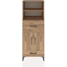 Hyperion Dolap 4 Raflı 2 Çekmeceli 2 Kapaklı 60x44x163 Çam-çam Atlas Çam