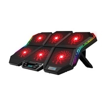 Coolcold Led K40 6 Fanlı 17 İnç Rgb Laptop Notebook Soğutucu Stand