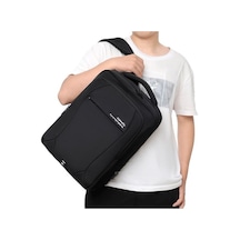 Novahub Oumantu 2101-1 Su Geçirmez Bilgisayar Çantası, Karınca Kumaş Siyah Çok Renkli Çok Renkli